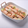 Atlantic Salmon with Barley Risotto